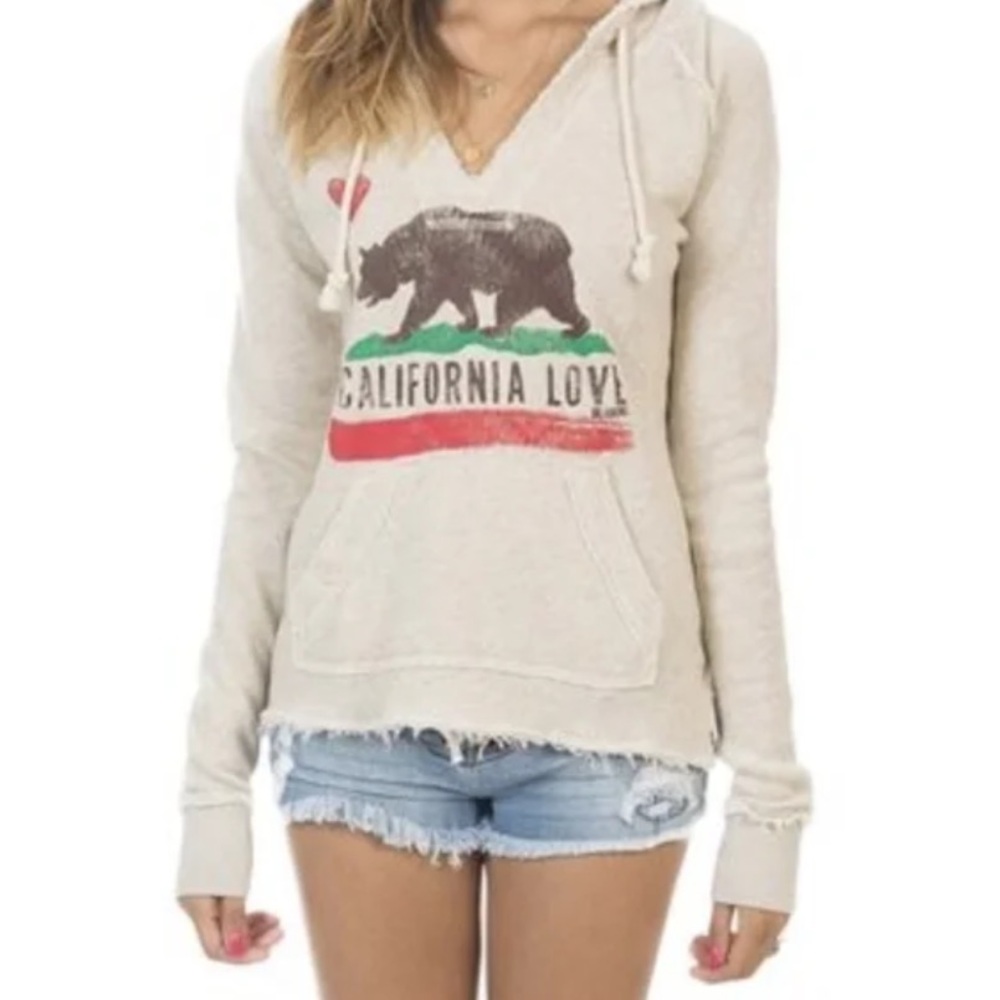 Billabong California Love Bear hoody Sweatshirt - unisex S
